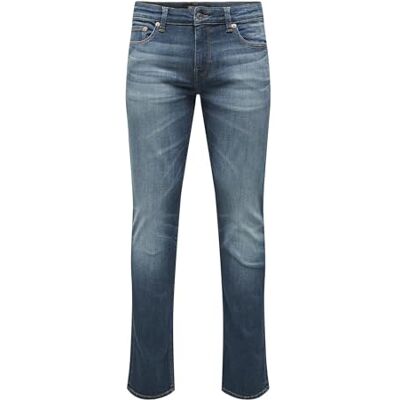 22029595 ONLY & SONS Męskie dżinsy slim fit, Dark Medium Blue Denim, 30W / 32L 22029595 ONLY & SONS Męskie dżinsy slim fit, Dark Medium Blue Denim, 30W / 32L