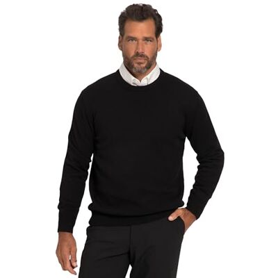 708261 JP 1880 Męska bluza duże rozmiary duże rozmiary odzież męska L-8XL sweter, okrągły dekolt, haft JP1880, bawełna , czarny, XXL 708261 JP 1880 Męska bluza duże rozmiary duże rozmiary odzież męska L-8XL sweter, okrągły dekolt, haft JP1880, bawełna , czarny, XXL