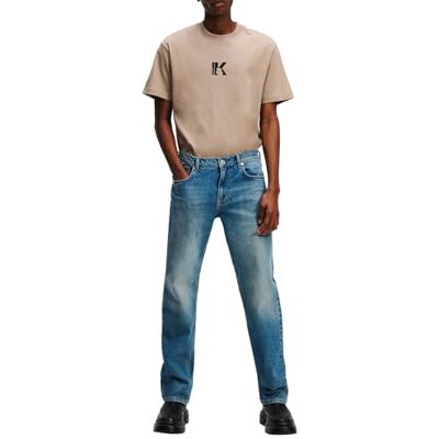 A1M10045 Jeansy Karl Lagerfeld, Męskie, Proste Denim, Prosta Nogawka, Niebieski, 3232 A1M10045 Jeansy Karl Lagerfeld, Męskie, Proste Denim, Prosta Nogawka, Niebieski, 3232
