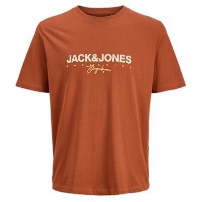 12281852-4812506 JACK & JONES Koszulka męska Jorcanggu SS Crew Neck FST Jnr, Arabian Spice, 128 12281852-4812506 JACK & JONES Koszulka męska Jorcanggu SS Crew Neck FST Jnr, Arabian Spice, 128