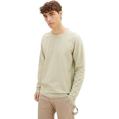 1039421 TOM TAILOR Denim Koszulka męska z długim rękawem, 32757 Garden Peat Melange, S 1039421 TOM TAILOR Denim Koszulka męska z długim rękawem, 32757 Garden Peat Melange, S