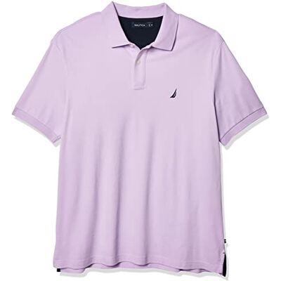 Z73801-5LD-3X Big Nautica Męska koszulka polo z krótkim rękawem o klasycznym kroju, Lawendula, 3X Duży Z73801-5LD-3X Big Nautica Męska koszulka polo z krótkim rękawem o klasycznym kroju, Lawendula, 3X Duży