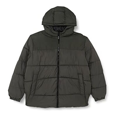 12219156 JACK&JONES PLUS Męska kurtka Jjchili Puffer Hood Ps Jacket, rodzynka, 3XL 12219156 JACK&JONES PLUS Męska kurtka Jjchili Puffer Hood Ps Jacket, rodzynka, 3XL