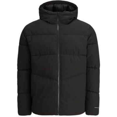 12283873-4832297 JACK & JONES Męska kurtka puchowa Jjglobal Pls, czarna, 4X_L, czarny, 4x_l 12283873-4832297 JACK & JONES Męska kurtka puchowa Jjglobal Pls, czarna, 4X_L, czarny, 4x_l