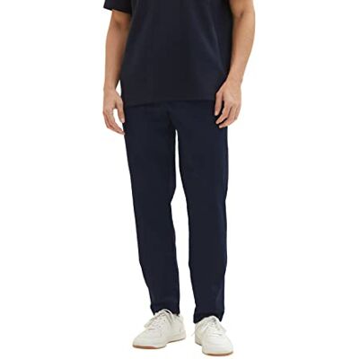 1035047 TOM TAILOR Męskie Luźne spodnie chinosy , 10668 Sky Captain Blue, 25 1035047 TOM TAILOR Męskie Luźne spodnie chinosy , 10668 Sky Captain Blue, 25