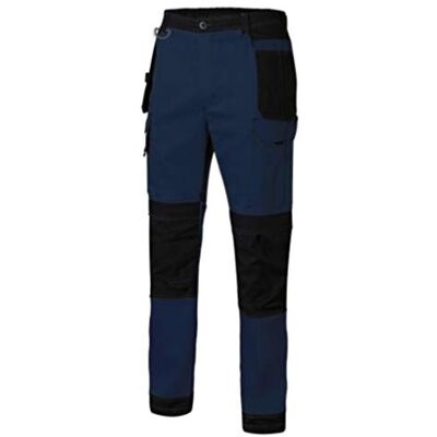 103019S_61/00_2XL VELILLA Męskie Pantalón Con Bolsillos Flotantes Color Azul Navy Y Negro Talla Stretch spodnie z płótna, z ruchomymi kieszeniami, granatowo-czarne, rozmiar XXL 103019S_61/00_2XL VELILLA Męskie Pantalón Con Bolsillos Flotantes Color Azul Navy Y Negro Talla Stretch spodnie z płótna, z ruchomymi kieszeniami, granatowo-czarne, rozmiar XXL