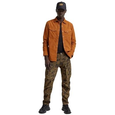 D02190 G-STAR RAW Rovic Zip 3d Regular Tapered spodnie Spodnie Mężczyźni, Wielokolorowy (Shadow Olive Island Camo -d553-g739), 32W / 34L D02190 G-STAR RAW Rovic Zip 3d Regular Tapered spodnie Spodnie Mężczyźni, Wielokolorowy (Shadow Olive Island Camo -d553-g739), 32W / 34L