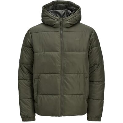 12267842-4851283 JJ rebel Męska bluza z kapturem Jrebrebel z logo, Las Night, L, FOREST NIGHT, L 12267842-4851283 JJ rebel Męska bluza z kapturem Jrebrebel z logo, Las Night, L, FOREST NIGHT, L