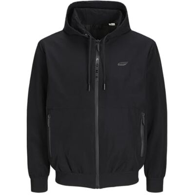 12274284-4716857 JACK & JONES Jcopacer Track Bomber kurtka męska, czarny, L 12274284-4716857 JACK & JONES Jcopacer Track Bomber kurtka męska, czarny, L