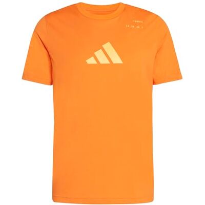 KB9450 adidas heren TENNIS CATEGORY GRAPHIC T-SHIRT, Pure Orange, XXL KB9450 adidas heren TENNIS CATEGORY GRAPHIC T-SHIRT, Pure Orange, XXL