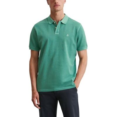 M26226653000 Marc O'Polo Męska koszulka polo z krótkim rękawem z bawełny organicznej klasyczna, 412, 3XL M26226653000 Marc O'Polo Męska koszulka polo z krótkim rękawem z bawełny organicznej klasyczna, 412, 3XL