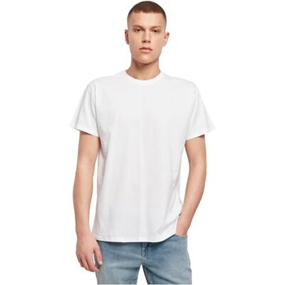 BY090 Build Your Brand Męski T-shirt Basic Tee z okrągłym wycięciem pod szyją dla mężczyzn, dostępny w 3 kolorach, rozmiary XS 5XL, biały, XS BY090 Build Your Brand Męski T-shirt Basic Tee z okrągłym wycięciem pod szyją dla mężczyzn, dostępny w 3 kolorach, rozmiary XS 5XL, biały, XS