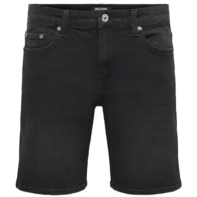 22036948-4920428 ONLY & SONS Onsweft Box PIM DNM szorty Vd, Washed Black, XL 22036948-4920428 ONLY & SONS Onsweft Box PIM DNM szorty Vd, Washed Black, XL