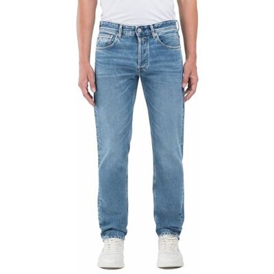 MA972 .000.886 0C2 REPLAY Męskie dżinsy Straight Fit Grover, 009 Medium Blue, 31W / 34L MA972 .000.886 0C2 REPLAY Męskie dżinsy Straight Fit Grover, 009 Medium Blue, 31W / 34L