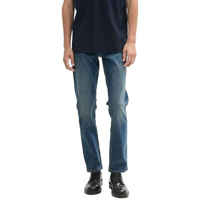 1043662 TOM TAILOR Męskie dżinsy Marvin Straight Fit, 10147 – Stone Blue Denim Tint, 29W / 32L 1043662 TOM TAILOR Męskie dżinsy Marvin Straight Fit, 10147 – Stone Blue Denim Tint, 29W / 32L