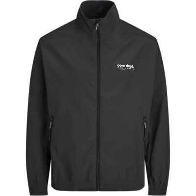 12257200 Jack & Jones JCOFLINT Light Jacket męska krótka kurtka, czarna, S, czarny, S 12257200 Jack & Jones JCOFLINT Light Jacket męska krótka kurtka, czarna, S, czarny, S