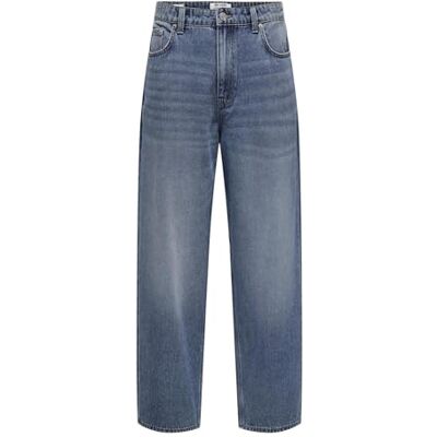 22035255-4830189 ONLY & SONS Onsfive Baggy Box PIM Mu Otl, niebieski (medium blue denim), 34W / 34L 22035255-4830189 ONLY & SONS Onsfive Baggy Box PIM Mu Otl, niebieski (medium blue denim), 34W / 34L