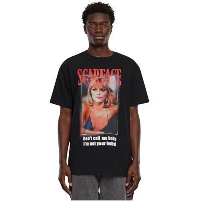 MT3004 Mister Tee Męski T-shirt bez kołnierza, czarny, M, czarny, M MT3004 Mister Tee Męski T-shirt bez kołnierza, czarny, M, czarny, M