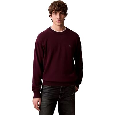 LV04RC309G5FLXL Calvin Klein Męskie swetry EU LS Cotton Relaxed CREWNK SWEA LV04RC309G, fioletowy (Passion Plum), XL, Fioletowy (Passion Plum), XL LV04RC309G5FLXL Calvin Klein Męskie swetry EU LS Cotton Relaxed CREWNK SWEA LV04RC309G, fioletowy (Passion Plum), XL, Fioletowy (Passion Plum), XL