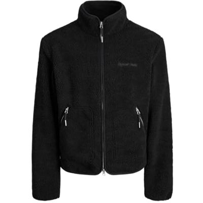 12282890-4824959 JACK & JONES Jornorrebro Teddy Jacket Sn, Black, X_L, czarny, XL 12282890-4824959 JACK & JONES Jornorrebro Teddy Jacket Sn, Black, X_L, czarny, XL