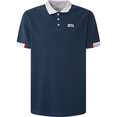 PM541960 Pepe Jeans Jerson męski sweter polo, Niebieski (Jarman), XS PM541960 Pepe Jeans Jerson męski sweter polo, Niebieski (Jarman), XS