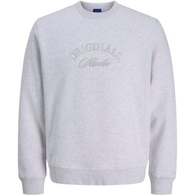 12286775-4875303 JACK & JONES Jorbleecker Branding Sweat Crew Bf, Bright White, XXL 12286775-4875303 JACK & JONES Jorbleecker Branding Sweat Crew Bf, Bright White, XXL