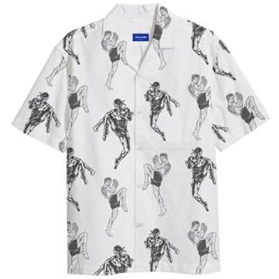 12280369-4791231 JACK & JONES Jorcarlos Resort koszulka męska SS SMU, Cloud Dancer, XL 12280369-4791231 JACK & JONES Jorcarlos Resort koszulka męska SS SMU, Cloud Dancer, XL