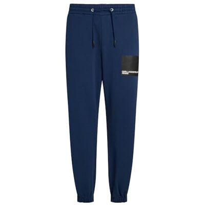 A1M10002 Karl Lagerfeld Jeans, Męskie, Spodnie Dresowe Z Logo Box, Regular Fit, Czarny, XL A1M10002 Karl Lagerfeld Jeans, Męskie, Spodnie Dresowe Z Logo Box, Regular Fit, Czarny, XL