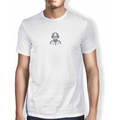 FDMTSI-104379-W-L Green Fish, Basic męski T-shirt, 100% bawełna, Regular Fit, Digital Icon Printed, rozmiar: L, kolor: biały, biały, L FDMTSI-104379-W-L Green Fish, Basic męski T-shirt, 100% bawełna, Regular Fit, Digital Icon Printed, rozmiar: L, kolor: biały, biały, L