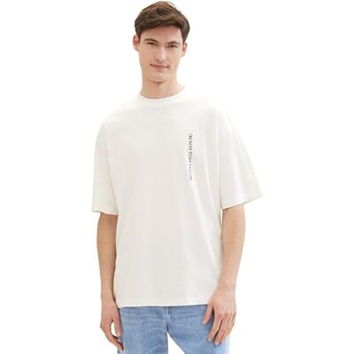 1042267 TOM TAILOR Denim T-shirt męski, 10332 – Off White, XS 1042267 TOM TAILOR Denim T-shirt męski, 10332 – Off White, XS