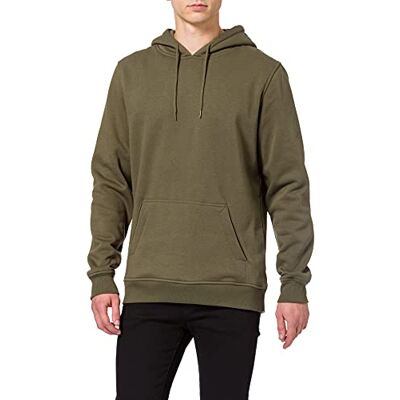 BY011 Build Your Brand Męska bluza z kapturem Heavy Hoody, Zielony (Oliwkowy 00176), L BY011 Build Your Brand Męska bluza z kapturem Heavy Hoody, Zielony (Oliwkowy 00176), L