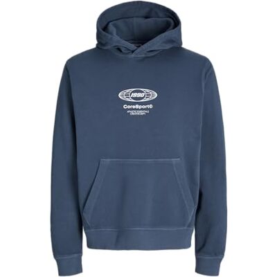 12283546-4830324 JACK & JONES Jcosignal Wash Sweat Hood, Titan, M 12283546-4830324 JACK & JONES Jcosignal Wash Sweat Hood, Titan, M