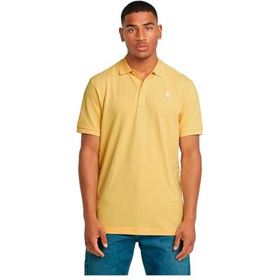 D11595 G-Star RAW Dunda Overdyed Slim koszulka polo, Żółty (Lt Buff Yellow -5864-3910), XS D11595 G-Star RAW Dunda Overdyed Slim koszulka polo, Żółty (Lt Buff Yellow -5864-3910), XS
