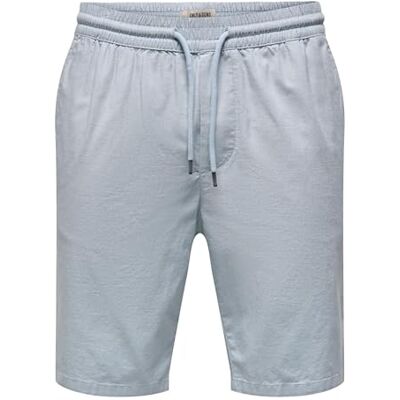 22036361-4884640 ONLY & SONS Onsreid Slim 0571 Slub Shorts, Niebieska mg?a, M 22036361-4884640 ONLY & SONS Onsreid Slim 0571 Slub Shorts, Niebieska mg?a, M