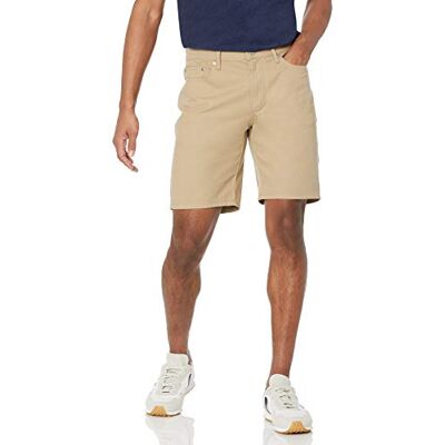 AEM20011SP21-Khaki-32 Amazon Essentials Men's Spodenki ze stretchem i 5 kieszeniami 23 cm slim fit, Brązowy khaki, 32 AEM20011SP21-Khaki-32 Amazon Essentials Men's Spodenki ze stretchem i 5 kieszeniami 23 cm slim fit, Brązowy khaki, 32