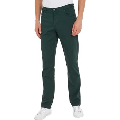 MW0MW33908 Tommy Hilfiger Męskie spodnie 5-pak Denton Structure GMD 5 kieszeni, zielone, 29 W/29 l, Łowca, 29W / 29L MW0MW33908 Tommy Hilfiger Męskie spodnie 5-pak Denton Structure GMD 5 kieszeni, zielone, 29 W/29 l, Łowca, 29W / 29L