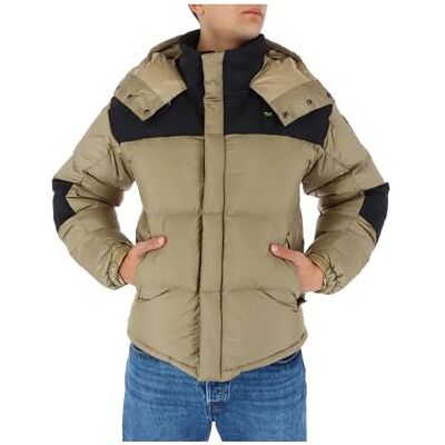 22WBLUC03217 006365 Blauer Męska krótka kurtka z wypełnieniem z pierza, wyściełana kurtka, 320 ciasteczek, XXXL 22WBLUC03217 006365 Blauer Męska krótka kurtka z wypełnieniem z pierza, wyściełana kurtka, 320 ciasteczek, XXXL