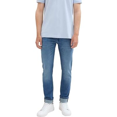 1035860 Tom Tailor Denim Męskie dżinsy Piers Slim, 10110 – Blue Denim, 29W / 34L 1035860 Tom Tailor Denim Męskie dżinsy Piers Slim, 10110 – Blue Denim, 29W / 34L