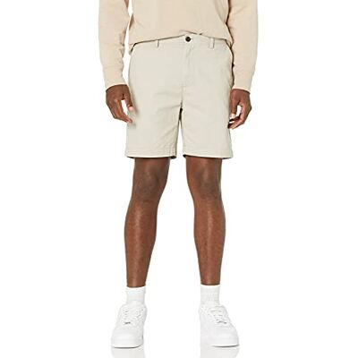 AE1911038-Sto-32 Amazon Essentials Męskie spodenki slim fit 17,78 cm, kamień, 32W AE1911038-Sto-32 Amazon Essentials Męskie spodenki slim fit 17,78 cm, kamień, 32W