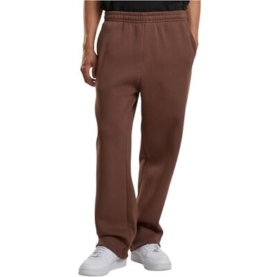 BY288 Build Your Brand Męskie spodnie sportowe Fluffy Trackpants, luźne spodnie do biegania o luźnym kroju, rozmiary S-5XL, czekoladowy brąz, XXL BY288 Build Your Brand Męskie spodnie sportowe Fluffy Trackpants, luźne spodnie do biegania o luźnym kroju, rozmiary S-5XL, czekoladowy brąz, XXL