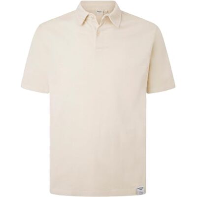 PM542150 Pepe Jeans Męska koszulka polo Hazzel, beżowa (Buff Beige), XS, Beżowy (Buff Beige), XS PM542150 Pepe Jeans Męska koszulka polo Hazzel, beżowa (Buff Beige), XS, Beżowy (Buff Beige), XS