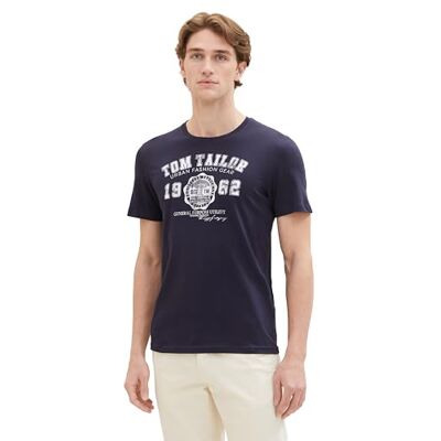 1039868 TOM TAILOR T-shirt męski, 10690 – Knitted Navy, XXL 1039868 TOM TAILOR T-shirt męski, 10690 – Knitted Navy, XXL