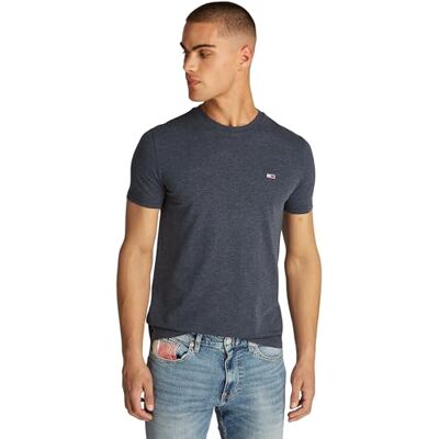 DM0DM20363C1GXXL Tommy Jeans Męska koszulka TJM XSLIM Jaspe HTR TEE EXT DM0DM20363 S/S, niebieska (Dark Night Navy Heather), XXL, Niebieski (Dark Night Navy Heather), XXL DM0DM20363C1GXXL Tommy Jeans Męska koszulka TJM XSLIM Jaspe HTR TEE EXT DM0DM20363 S/S, niebieska (Dark Night Navy Heather), XXL, Niebieski (Dark Night Navy Heather), XXL