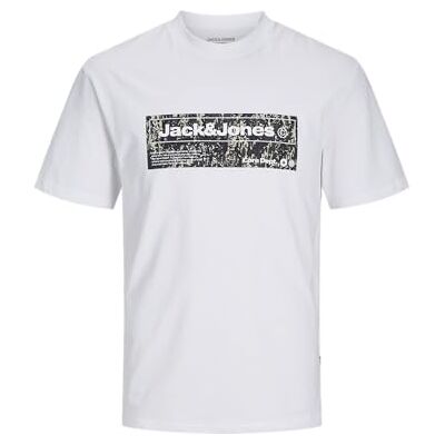12265407 Jack & Jones JCOALPHA koszulka z nadrukiem z przodu SS Crew Neck, Bright White, S 12265407 Jack & Jones JCOALPHA koszulka z nadrukiem z przodu SS Crew Neck, Bright White, S