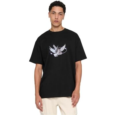 MT1977-00007-0058 Mister Tee Męski MT1977-Vive la Liberte Oversize Tee T-shirt, czarny, XS, czarny, XS MT1977-00007-0058 Mister Tee Męski MT1977-Vive la Liberte Oversize Tee T-shirt, czarny, XS, czarny, XS