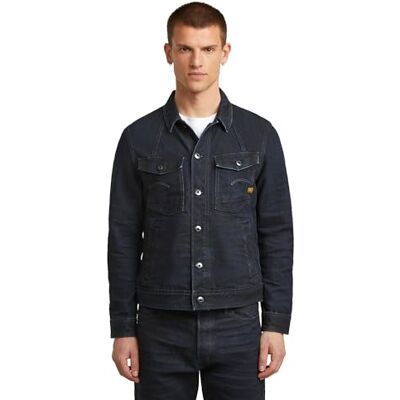 D26919 G-STAR A- Line Slim Jacket kurtka dżinsowa, niebieska (Worn in Nitrous Cobler -D499-G921), M męska, Niebieski (Worn In Nitrous Cobler -d499-g921), M D26919 G-STAR A- Line Slim Jacket kurtka dżinsowa, niebieska (Worn in Nitrous Cobler -D499-G921), M męska, Niebieski (Worn In Nitrous Cobler -d499-g921), M