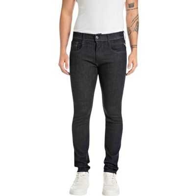 M914D .000.661 FI3 Replay Męskie dżinsy slim fit Anbass Forever Dark kolekcja, 007 Dark Blue, 30W / 30L M914D .000.661 FI3 Replay Męskie dżinsy slim fit Anbass Forever Dark kolekcja, 007 Dark Blue, 30W / 30L