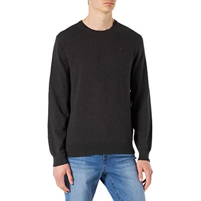 65120 Daniel Hechter Męski sweter z dzianiny Crewneck Nos, antracytowy, M 65120 Daniel Hechter Męski sweter z dzianiny Crewneck Nos, antracytowy, M
