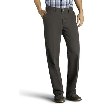 42831 Lee Męskie spodnie Total Freedom Stretch Relaxed Fit Flat Front Pant Casual, Grafitowy, 29W / 30L 42831 Lee Męskie spodnie Total Freedom Stretch Relaxed Fit Flat Front Pant Casual, Grafitowy, 29W / 30L