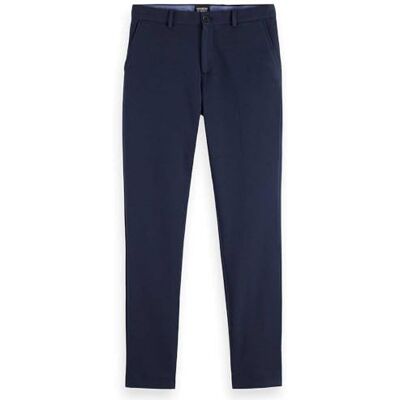 181557 Scotch & Soda Mott dzianinowe chinosy krój slim fit, Noc 401, 32W / 36L 181557 Scotch & Soda Mott dzianinowe chinosy krój slim fit, Noc 401, 32W / 36L